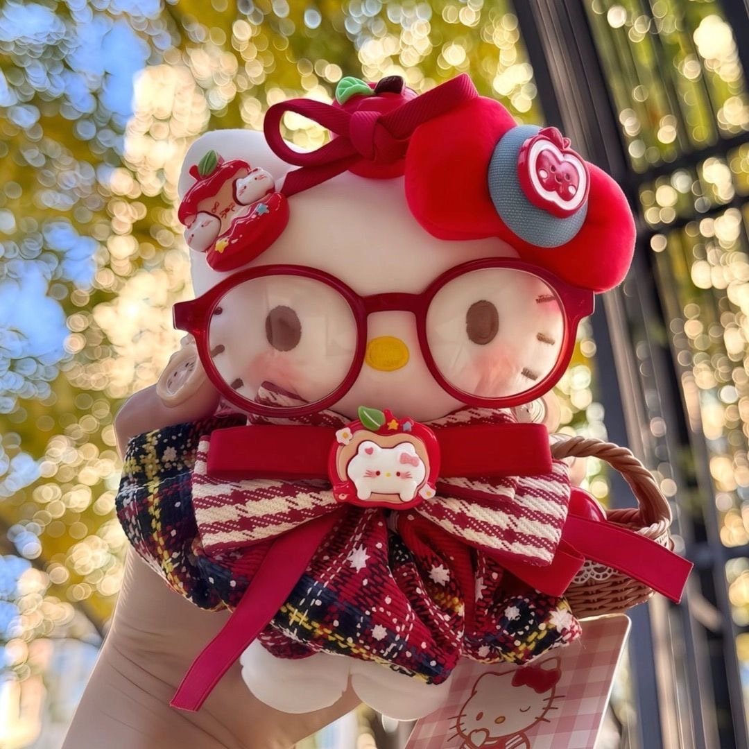 Sac à Main Hello Kitty Noir Brodé – Style Top Handle – Sanrio Vintage Kawaii