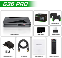 Manette de jeu G36 PRO, boîte de jeu TV 4K, 64/128/256 Go, prend en charge jusqu'à 120 000 jeux, prise AU/EU/US/UK, manette de jeu 3D