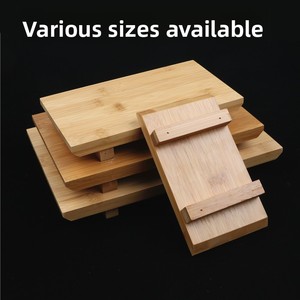<span class=keywords><strong>Assiette</strong></span> à sushi en bambou carbonisé 28x19x3cm, plateau <span class=keywords><strong>de</strong></span> <span class=keywords><strong>service</strong></span> <span class=keywords><strong>rectangulaire</strong></span> 0,8kg, haute densité, anti-moisissure, qualité alimentaire, écologique, pour restaurant - Product Image 3