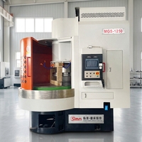 Machine de fraisage et de rectification verticale CNC automatique à broche rotative pour semi-conducteurs, cristaux optiques et céramiques