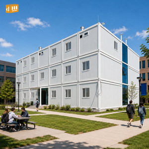 Maison Modulaire Préfabriquée Empilable en Acier Moderne, Conteneur d'Hébergement, Campus Conteneurisé, Espace de Vie Temporaire et <span class=keywords><strong>Logement</strong></span> Étudiant Éphémère - Product Image 1