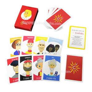 การ์ดเกมพกพาขนาดเล็กแบบคอสเพลย์สั่งทำพิเศษ  ไพ่ความจริงหรือท้าทาย บรรจุในกล่องกระดาษ - Product Image 3