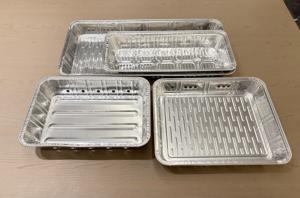 24 "/19"/13 "" פנויה גדולה בגודל גדול, נייר נייר כיריים גריל חיצונית bbq אלומיניום בדיל פיקניק מחנאות מנות אלומיניום גריל - Product Image 3