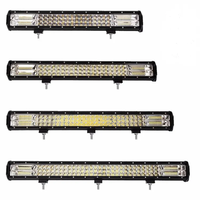 Barra Led 52 Pulgadas Jaune Blanc bar Lumière Carro De Coche Barra De Luz Estroboscopica Lampara De Advertencia Intermitente