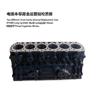 Bloc-cylindres diesel de transport universel de remplacement pour deux séries de camions différentes, en fonte, 4T1689, bloc-cylindres long - Product Image 1