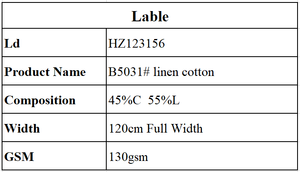 B5031コットンリネンメッシュクリンクル生地高級衣服素材無地染め固体パターン - Product Image 2