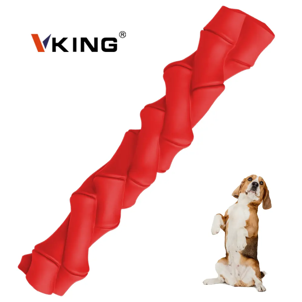Pabrik Grosir Cabang Pembersih Gigi Bambu Karet Mainan Chewing Ahan Anjing Interaktif Hewan Peliharaan