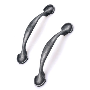Classique Style Fleur Forme Anti Rouille Vintage Poignée De Porte <span class=keywords><strong>En</strong></span> <span class=keywords><strong>Fer</strong></span> - Product Image 6