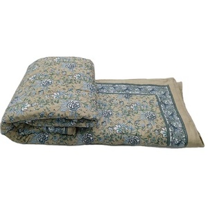 Edredón Reversible de Algodón Estampado Ecológico para Todas las Estaciones, Tela Cambric Resistente a la Decoloración, Suave Cubrecama para el Hogar - Product Image 3