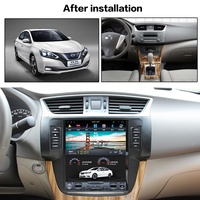 Tesla estilo Android 9,0 SIM 4G coche navegación GPS para Nissan Sentra 2012-2019 cabeza estéreo unidad reproductor Multimedia Auto Radio DSP