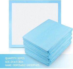 Wholesale Disposable Super Absorbent Blue/Green <b>Bed</b> Mattress Pee <b>Pads</b> Waterproof Nursing Incontinence Under <b>Pads</b> for Adults - Product Image 4
