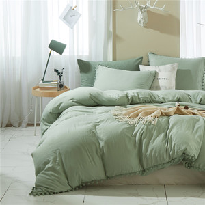 Draps de literie en tissu microfibre canadien de fabricant de qualité supérieure ensembles de draps de lit solides ajustés grande taille pour hôtel - Product Image 3
