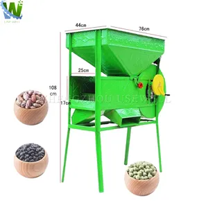 Mini portable mung bean cleaning vibro Grain pre vibration Cleaner maize Winnowing machine for sale