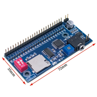 Module Lecteur Vocal M3D5T Microcontrôleur Monocarte DIY pour Contrôle MP3 et Lecture Unique