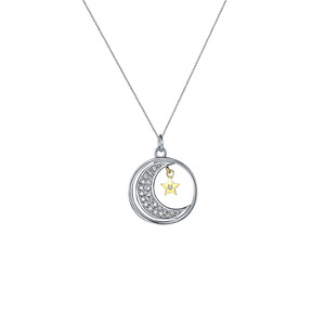 Star Moon <strong>Necklace</strong> <strong>for</strong> Mom Gifts <strong>Necklace</strong> <strong>for</strong> Mom Daughter <strong>Sister</strong> Silver Color <strong>Necklace</strong> - Product Image 4