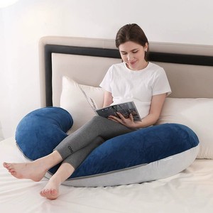 Oreiller de grossesse intégral pour <span class=keywords><strong>dormir</strong></span> sur le côté <span class=keywords><strong>avec</strong></span> housse amovible, soutien maternité pour le ventre, les hanches et les jambes, fournisseur OEM ODM - Product Image 5