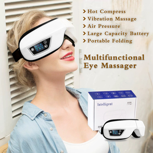 Masajeador de Ojos con Compresa Caliente, Airbag y Masaje por Vibración, Música Bluetooth Integrada y Avisos de Voz para Relajación - Product Image 1