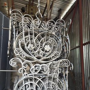 Meilleurs panneaux de garde-corps en <span class=keywords><strong>fer</strong></span> forgé Rosettes vente en gros - Product Image 5