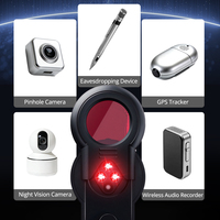 Détecteur de caméra portable T02, détecteur GPS, scanner de signal RF portable, détecteur infrarouge, alerte personnelle
