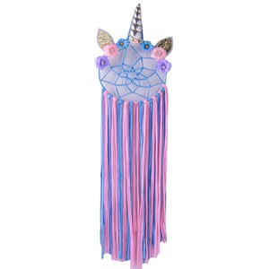 Nouvel Organisateur de Pinces à Cheveux Licorne à Pompons <span class=keywords><strong>Attrape</strong></span>-rêves Décoration Chambre <span class=keywords><strong>Enfant</strong></span> Support pour Accessoires Cheveux Vente en Gros 0-24 - Product Image 5