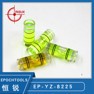 Niveau à bulle cylindrique 8x22,5 mm, largeur de ligne 1,5-5 mm, qualité DIY pour accessoires de nivellement de cadre - Product Image 2
