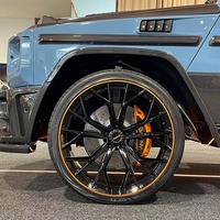 Kit carrosserie en fibre de carbone style KY pour Mercedes-Benz Classe G W464 W465, passages de roue avant et arrière, pare-chocs avant et arrière