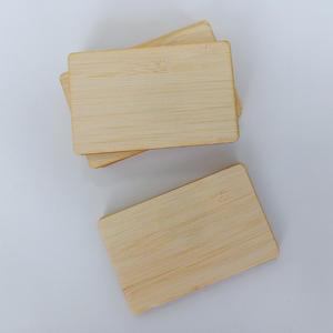 프로그래밍 가능한 대나무 우드 디지털 명함 <span class=keywords><strong>RFID</strong></span> ISO14443A 스마트 NTA G213/216 NFC 나무 호텔 키 카드 - Product Image 4