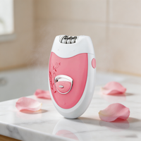 Rasoir électrique professionnel portable 2-en-1 pour femme, épilation complète du corps et lime à pieds, pour la maison et la voiture