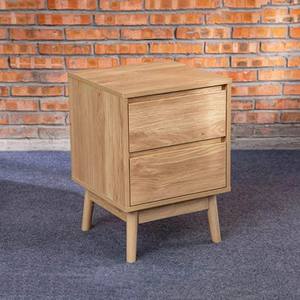 Mesita de Noche Moderna de Lujo con Cajón, Juego de <span class=keywords><strong>2</strong></span> Mesitas de Noche Europeas con Organizador para Hombre, en Madera Naranja - Product Image 2
