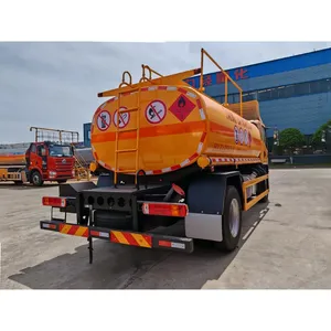 Camion-citerne à carburant HOWO de 7,2 mètres cubes à vendre au prix d'usine, camion-citerne à essence, camion-citerne à huile - Product Image 5