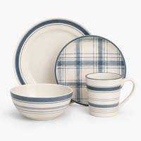 Assiettes et bols en mélamine de qualité commerciale, durables, écologiques, sans BPA, en vrac, pour restaurants, hôtels, traiteurs, ensemble de vaisselle moderne et luxueux