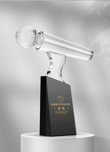 Concorso personalizzabile di recitazione di musica ospite di musica per il discorso con medaglia di cristallo in resina trofeo in resina - Product Image 6