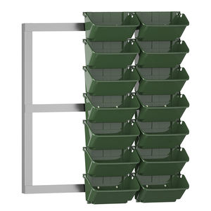 Forest Box Brevet Outdoor Garden Sunscreen and Break Resistant Plastic Plant Flowers Hang on <span class=keywords><strong>a</strong></span> Vertical Wall Planter <span class=keywords><strong>Pot</strong></span> - Product Image 1