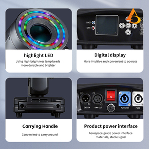 200W LED Beam Pattern <b>Light</b> + Aperture - Product Image 4