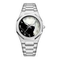 Montre à quartz en verre saphir pour homme, montre de luxe, étanche, boîtier en acier 316L, mouvement japonais, montre analogique à bracelet, vente en gros