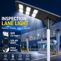 Promotion : Lampadaire Solaire 600W en Aluminium 3.2V avec Panneau MONO pour Jardin et Aménagement Extérieur