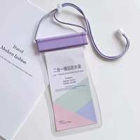 Pochette transparente en TPU étanche pour téléphone portable pour téléphone Sac étanche universel pour téléphone de bain