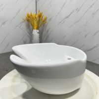 Bassin pour shampooing, Salon de coiffure, accessoire de Salon de coiffure, bassin pour shampoing, en céramique, lavabo