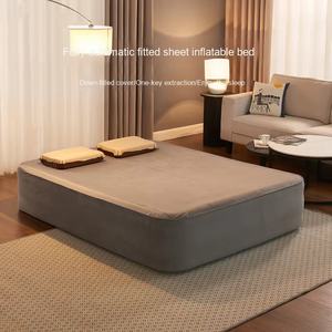 Vente directe <span class=keywords><strong>d</strong></span>'usine automatique maison matelas de couchage gonflable Camping en plein air <span class=keywords><strong>lit</strong></span> sol Style pratique housse en tissu matelas pneumatique - Product Image 2