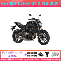 Kit de carénage complet pour moto à injection, compatible avec Yamaha MT07 FZ07 MT-07 MT 07 2018-2020