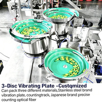 Machine d'emballage automatique de capsules, compteur automatique de bonbons, machine de comptage et d'emballage de sachets de comprimés effervescents de vitamines