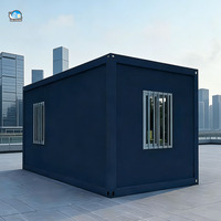 Maison préfabriquée en conteneur de verre de luxe sur mesure 2026, 10 pieds, 20 pieds, 40 pieds, villa, bungalow détachable, maison en conteneur en kit