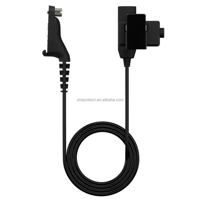 Tactical U94 PTT Headset Accessory Adapter Cable 7.1MM Plug Compatible with Xir P6600 Xir P8268 GP328 GP3688 PD500 Two Way Radio