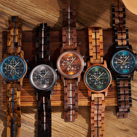 Livraison Rapide Ventes Flash Vente en Gros Faible MOQ Dropshipping Logo Personnalisé OEM Montre en Bois à Quartz Écologique Étanchéité 3 ATM