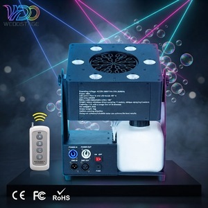전기 LED RGB 버블 머신 (DMX512 리모컨 포함) 수영장 파티, <span class=keywords><strong>DJ</strong></span> 무대 효과 및 결혼식용 - Product Image 1