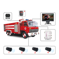 Kit de capteur de stationnement de camion étanche système de détection d'angle mort pour aide à l'inversion de chariot élévateur minier de camion lourd