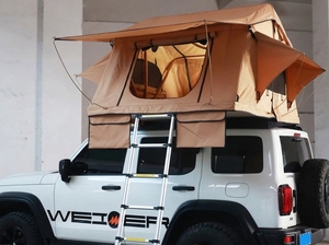 Tiendas de Campaña Pequeñas y Suaves para Techo de <span class=keywords><strong>Auto</strong></span>, SUV, Camioneta, Refugio Solar para <span class=keywords><strong>Auto</strong></span>, Tienda de Campaña Ligera para Techo de 4 Estaciones para 2 Personas - Product Image 4