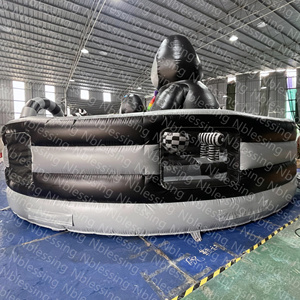 Commercial Bouncer Jumping Castle Inflatable House Round <b>Trampoline</b> Kids House Commercial House Commercial Inflata - Product Image 4
