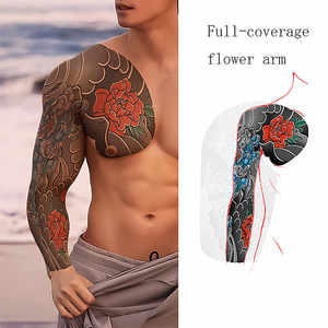 Tatuajes Temporales de <span class=keywords><strong>Manga</strong></span> Completa Unisex - Resistentes al Agua y al Sudor para Celebraciones y Reuniones, Tendencia de Celebridades de Internet - Product Image 5