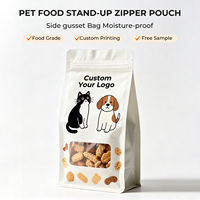 Sac en papier imprimé sur mesure pour aliments pour animaux de compagnie, sac transparent personnalisé en PE/PET, sac personnalisé pour compléments alimentaires pour animaux, sac personnalisé en nylon pour animaux, sac pour chien